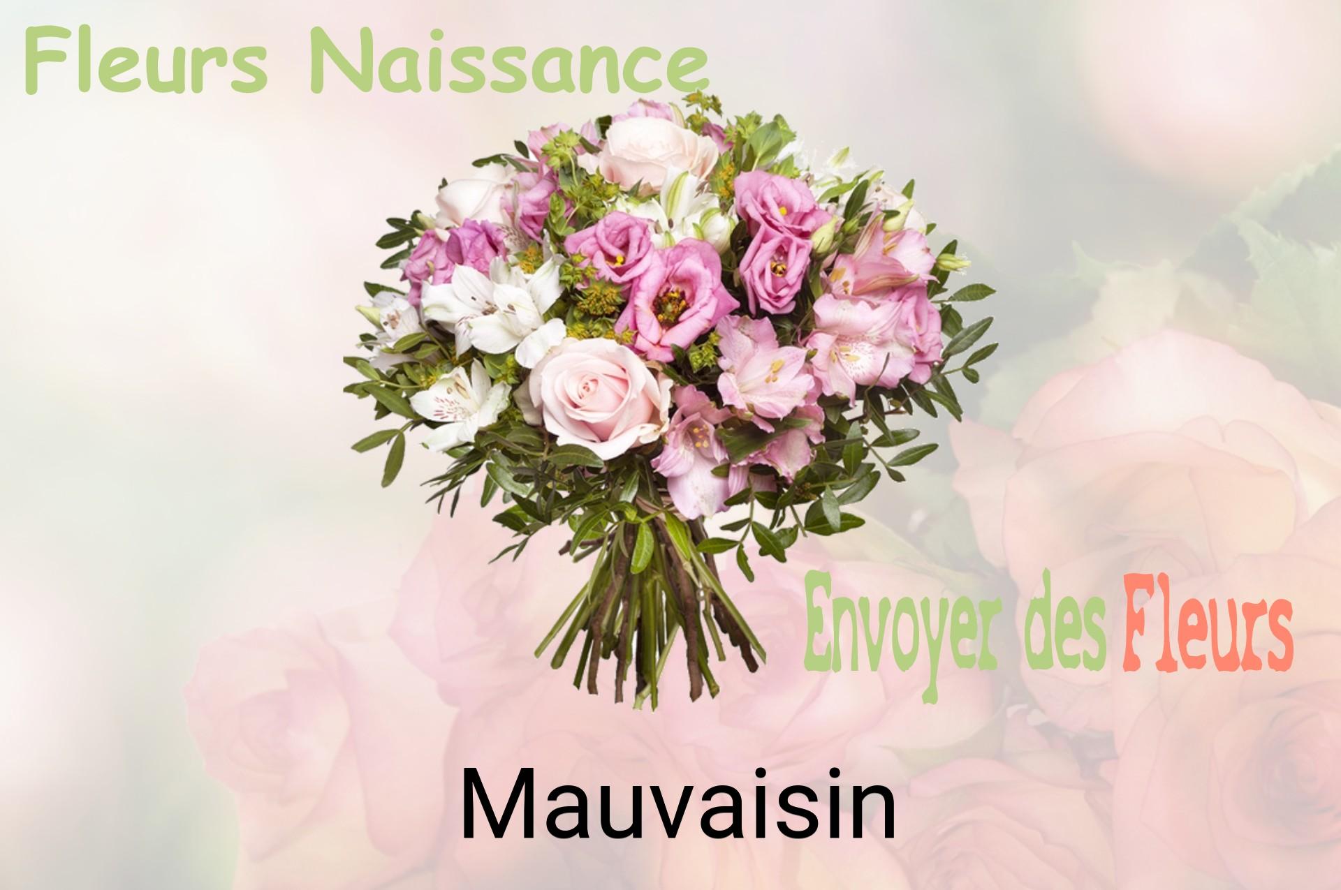 Bouquet de fleurs de naissance livré à Mauvaisin